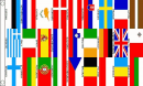 27 EU Länder gedruckt im Querformat | 90 x 150 cm
